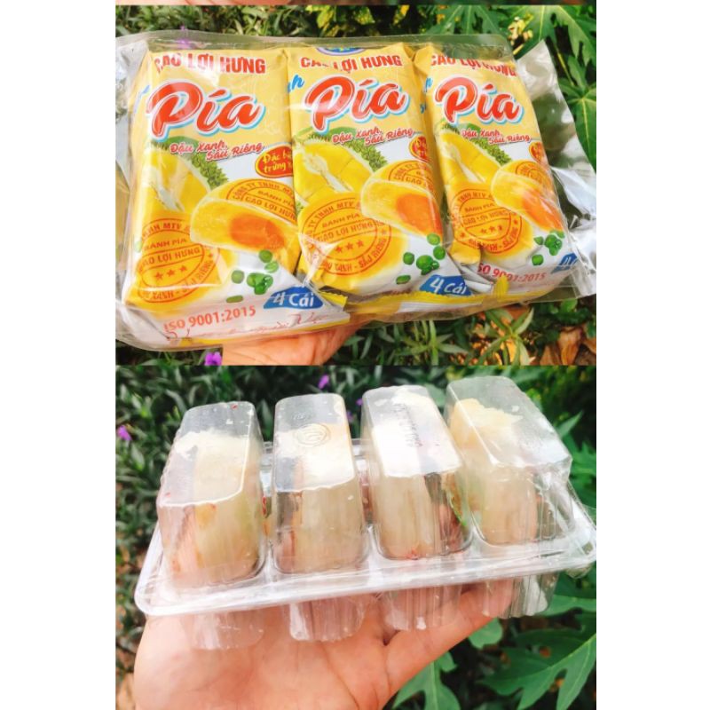 1lóc Bánh pía Đậu xanh sầu riêng Đặc Biệt (3 bịch 4 cáix180g)