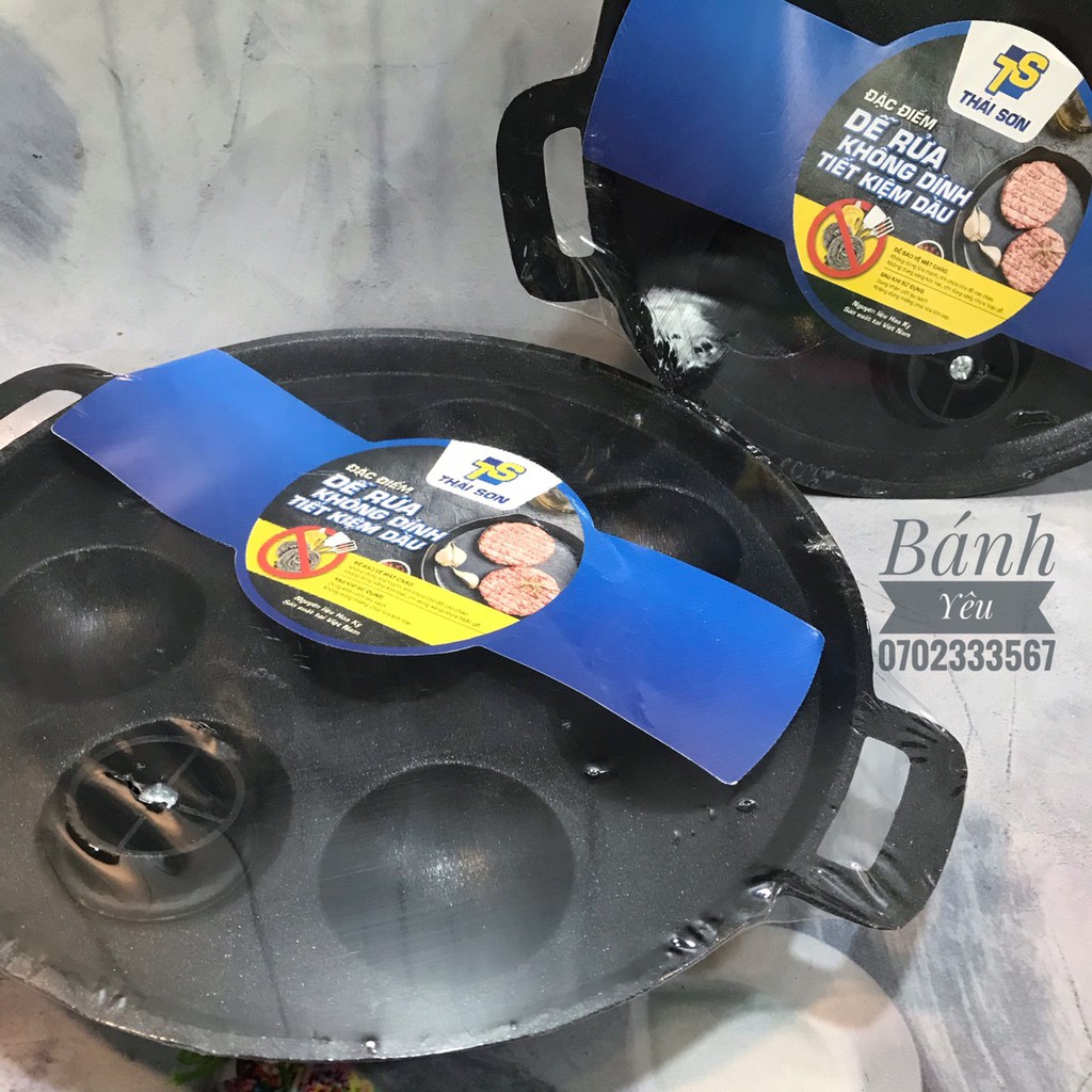 Khuôn Bánh Khọt 8 Lỗ Chống Dính - KH163