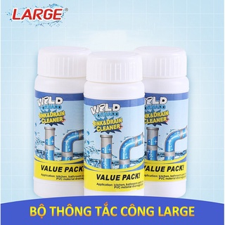 Chai bột thông ống cống WLLD TORNADO 110g