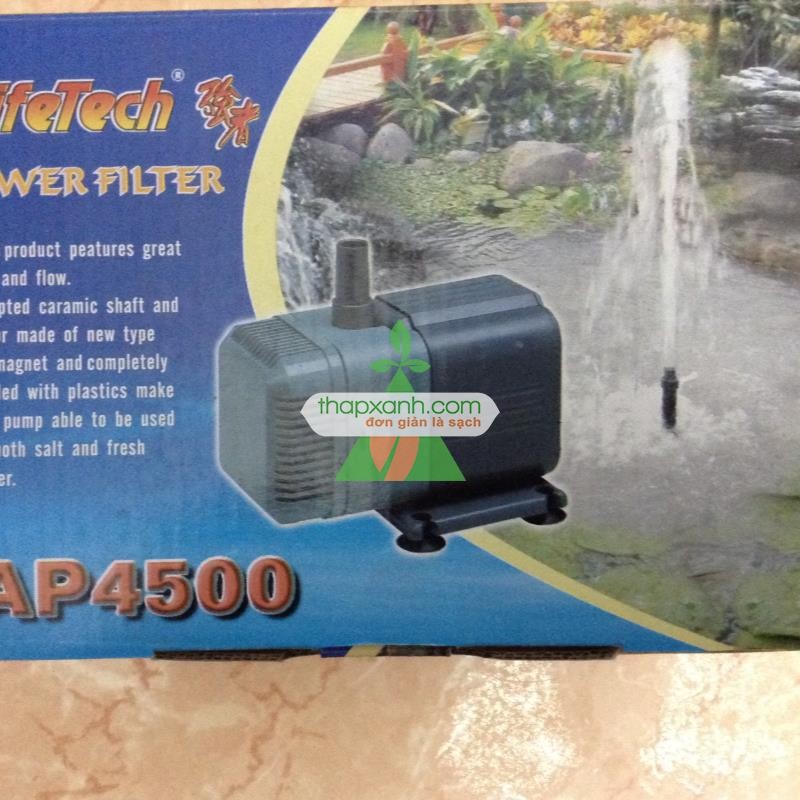 Máy bơm bể cá LifeTech AP4500, thủy canh Aquaponics tự động