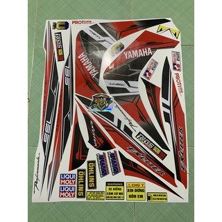 tem exciter 2010 Yamaha đỏ đen cao cấp
