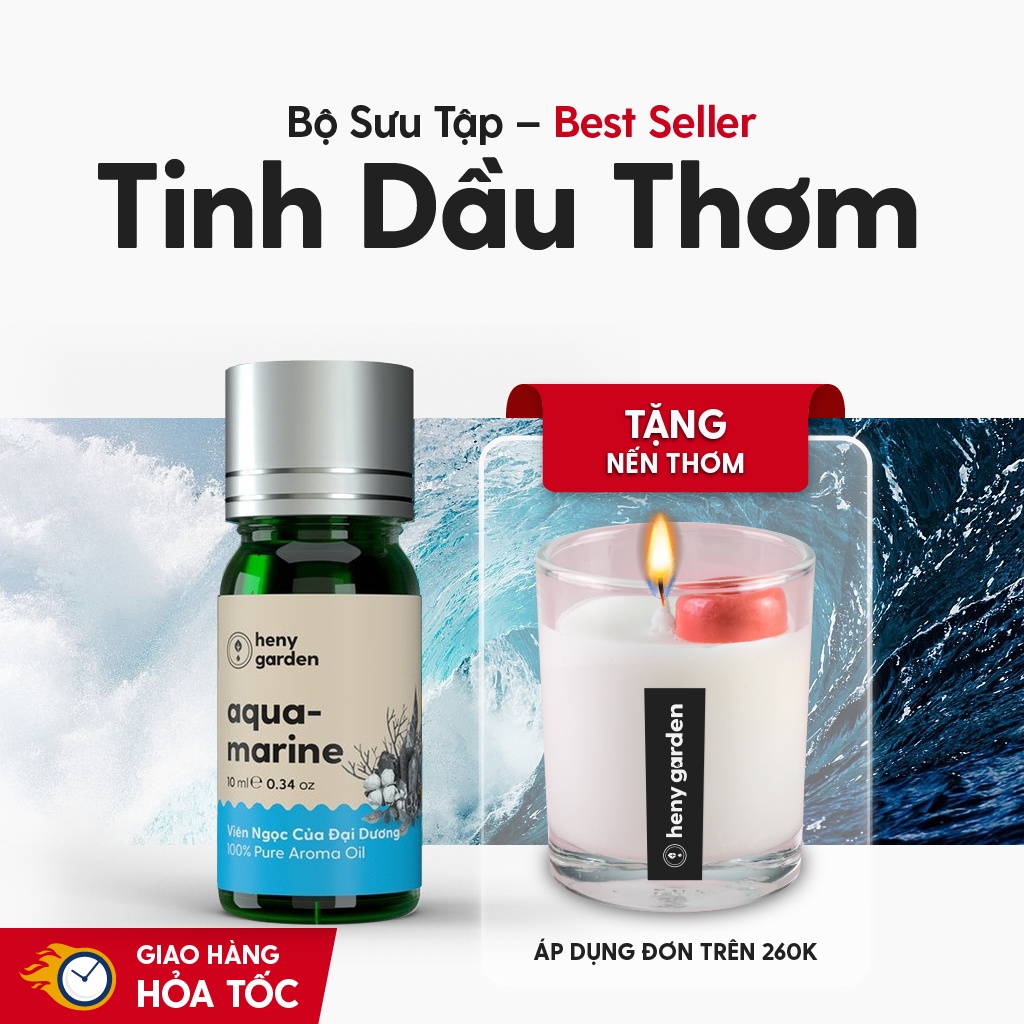 Best Seller Tinh Dầu Thơm Phòng Phối Hương HENY GARDEN, Làm Nến Thơm 20