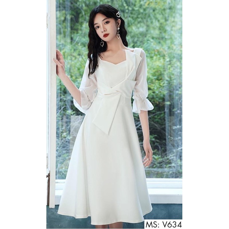 váy trắng tiểu thư