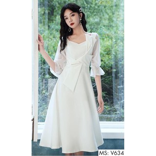 Váy trắng tiểu thư