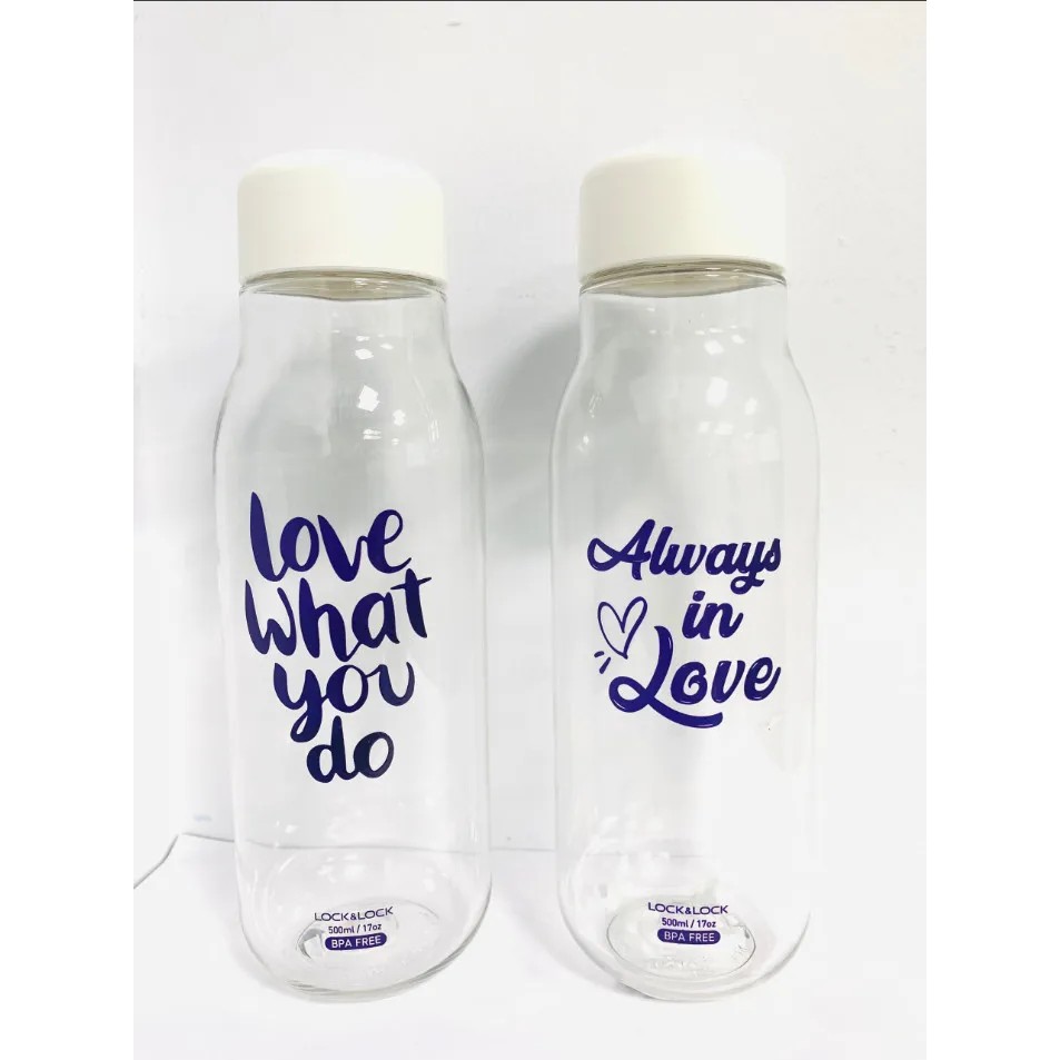 [HC GIFT] Bình nước Lock&amp;Lock Love What You Do 500ml