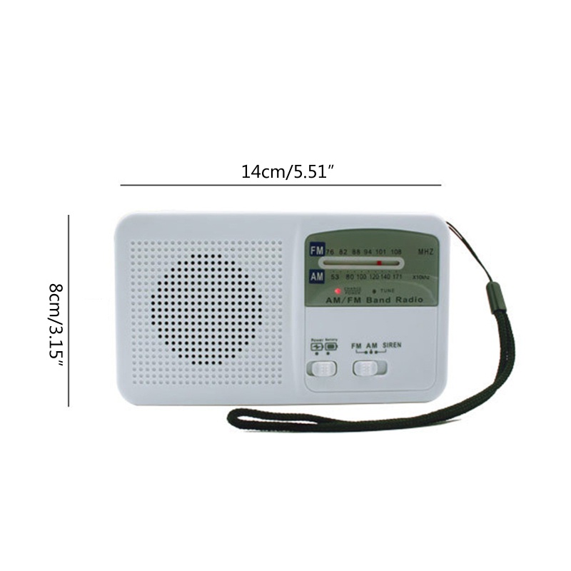 Radio AM / FM Sử Dụng Năng Lượng Mặt Trời Có Đèn Pin Tiện Dụng