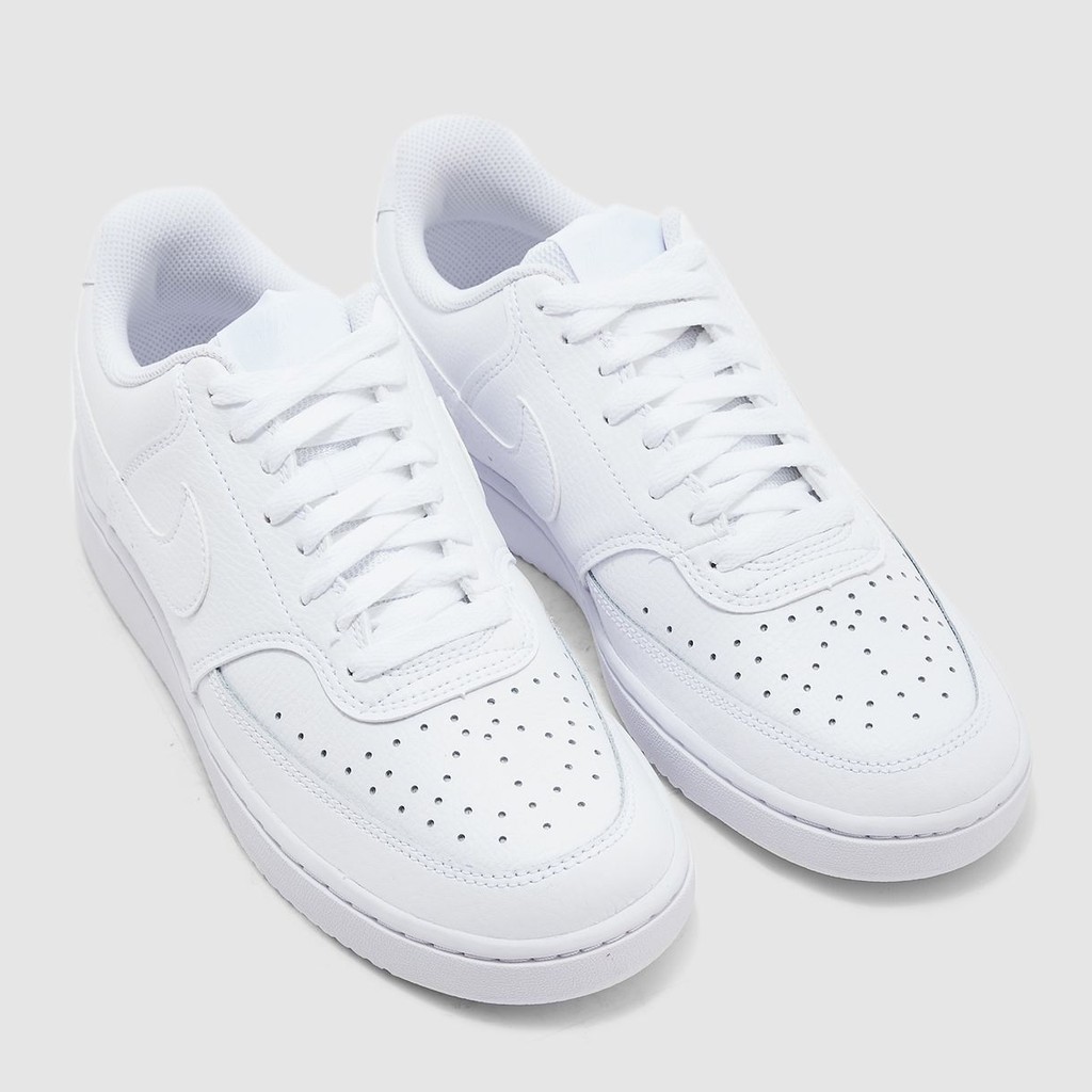 Giày Nike Court Vison Allwhite FREESHIPNike Full Trắng Chính Hãng - Giày Da Nike Chuẩn Auth - Fullbox