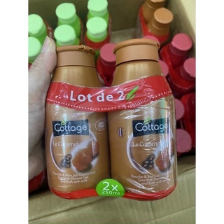 Set 2 chai sữa tắm Cottage – Pháp 250ml x 2