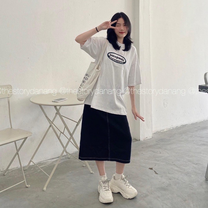 [STR] Chân váy dáng dài, viền chỉ trang trí CV276 | BigBuy360 - bigbuy360.vn