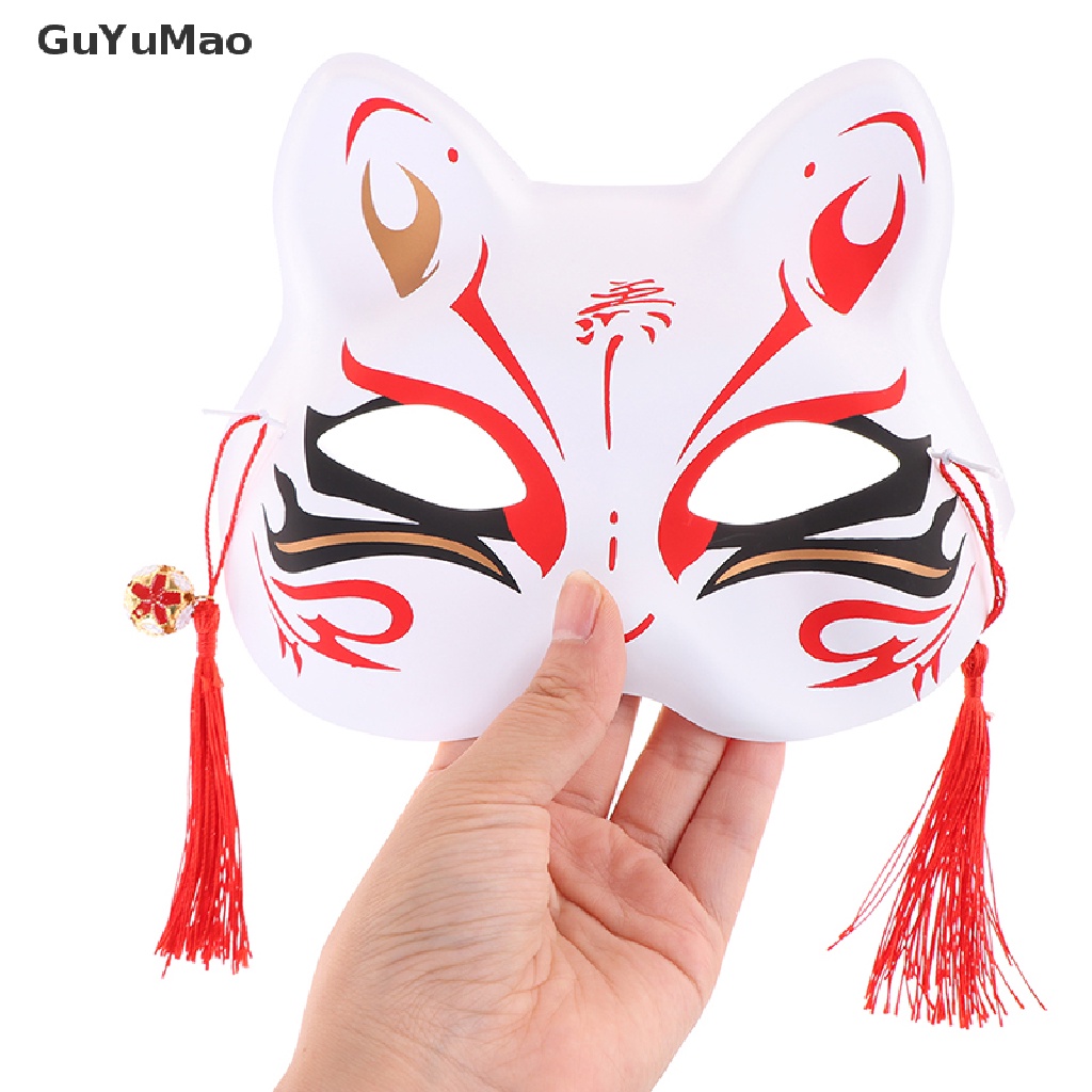 Mặt Nạ Hóa Trang Cáo Làm Bằng Tay Phong Cách Nhật Bản