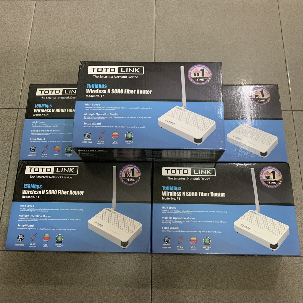 Combo 5 modem quang trực tiếp Totolink F1 new fullbox