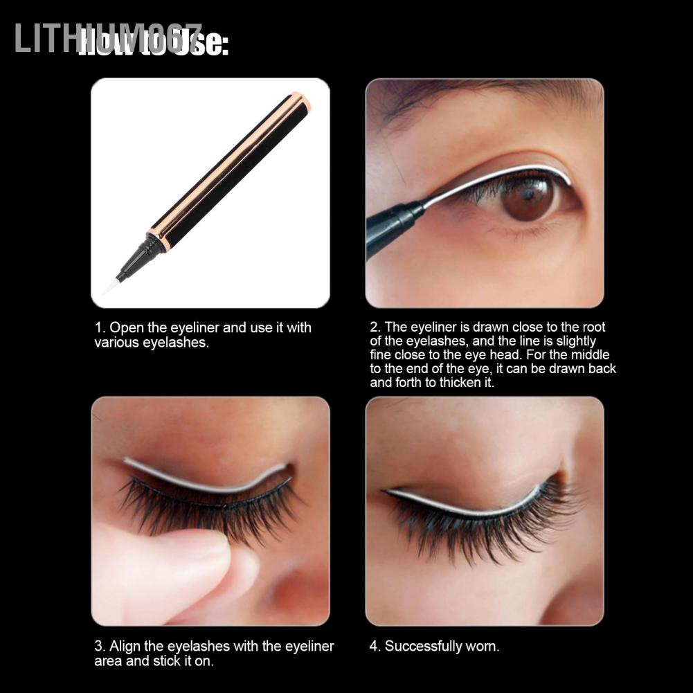 [Hàng mới về] Bút kẻ mắt tự dính dạng lỏng khô nhanh cho lông mi giả 2.2ml