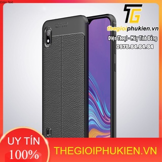 Ốp lưng Samsung Galaxy A10 silicon giả da Auto Focus