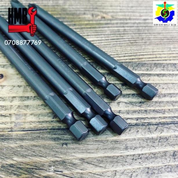 🇯🇵Made in Japan🇯🇵 Mũi bắn vít có từ tính Ohmi Seiki Ph2 thân 7mm chân ngắn