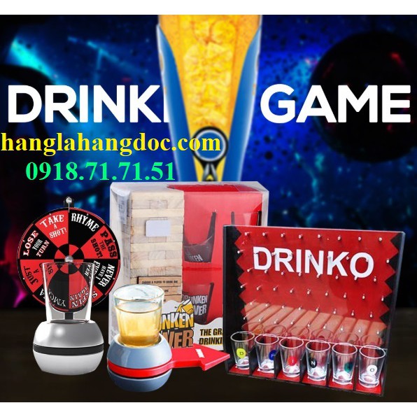 Bảng đinh uống bia rượu đồ chơi ăn nhậu độc lạ (drinko shot game)