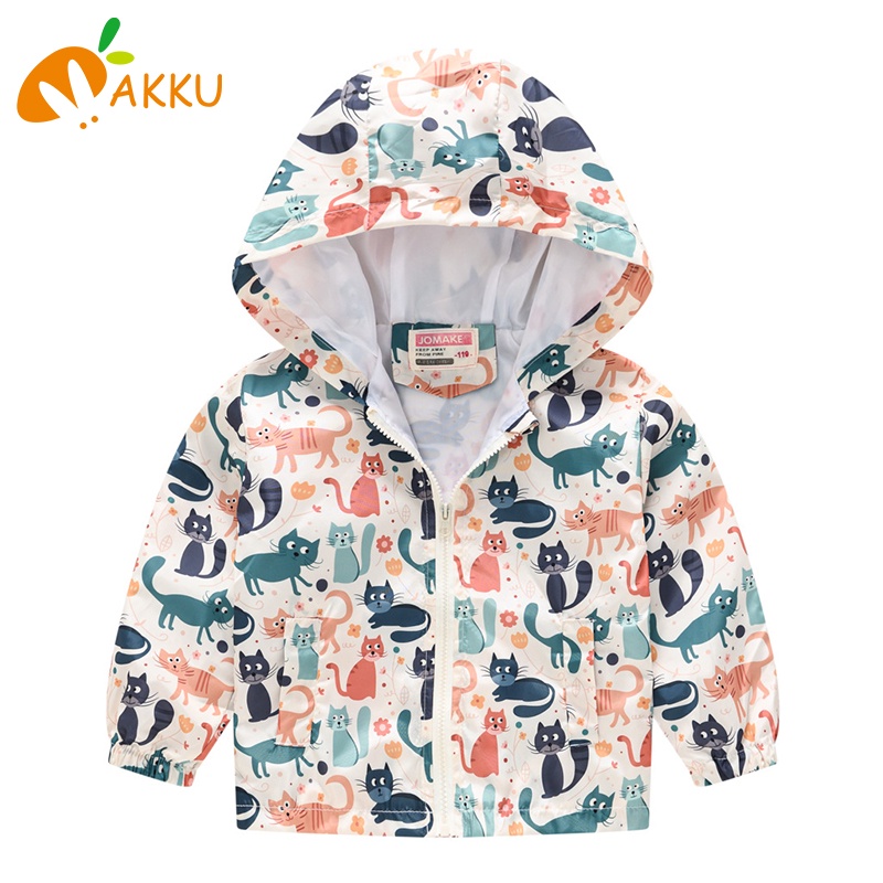 Áo Khoác Gió In Hoạt Hình Thời Trang Xuân Thu Cho Bé