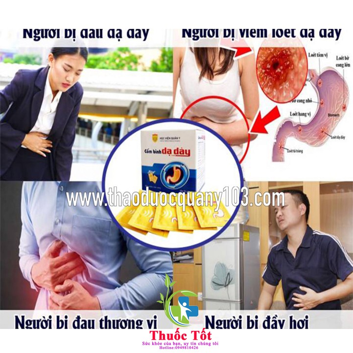 [Chính Hãng]  ComBo 2 Hộp Cốm Bình Dạ Dày - Học viện Quân Y