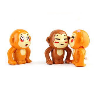 Đồ chơi vặn dây cót hình con khỉ cho bé