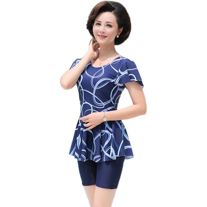 Bikini trung nhiên kín đáo, quần rời, áo có đệm ngực đi biển cho các chị, các bà