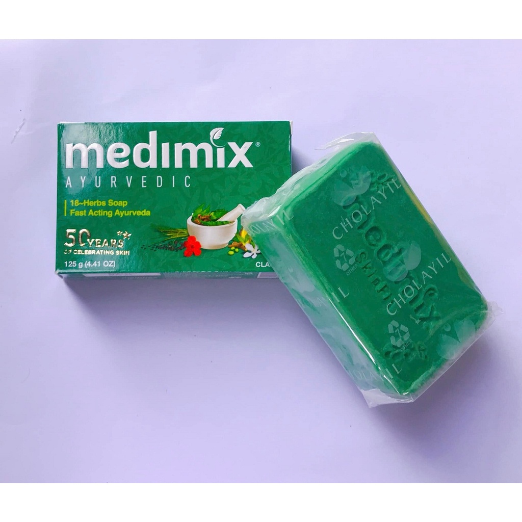 Combo sỉ 10 bánh Xà phòng Medimix 18 loại thảo dược 125g ayurvedic
