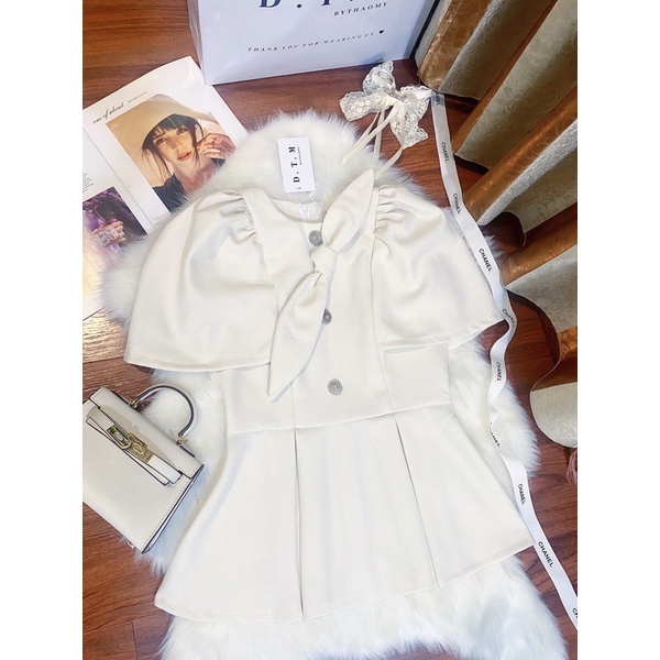 Pandora Top 🌸 Áo chất text đính nơ tiểu thư chất mặc hè (Lưu ý mô tả sản phẩm) | BigBuy360 - bigbuy360.vn