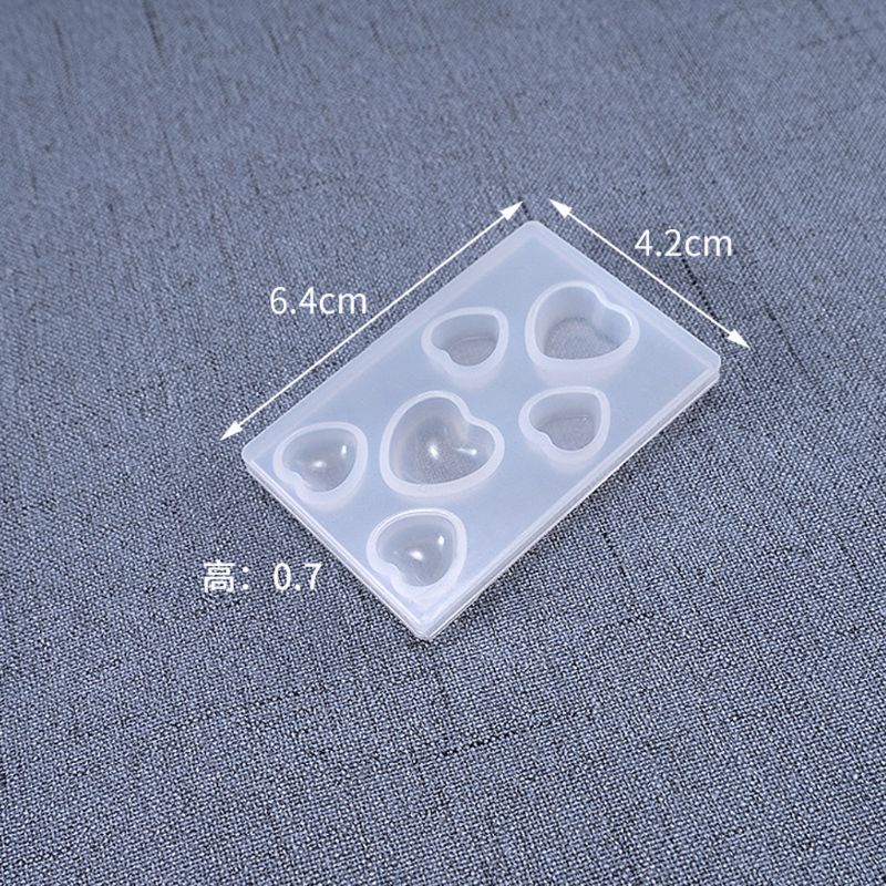 3 Khuôn silicon làm đồ trang sức trang trí hình mèo/bàn chân mèo/trái tim/ngôi sao/mặt trăng diy
