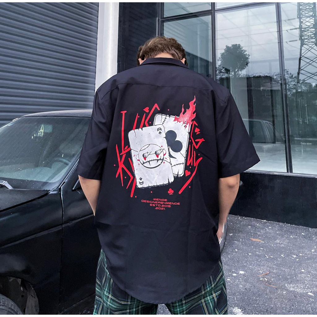 MENDE - Jackbot Shirt - Áo sơ mi nam tay ngắn