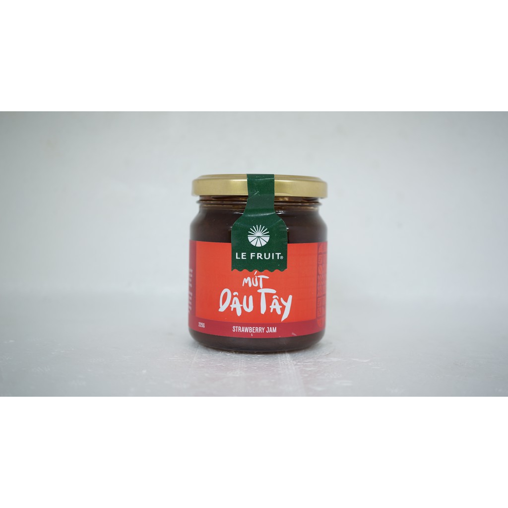 Mứt dâu tây từ trái cây tự nhiên Le Fruit 225g