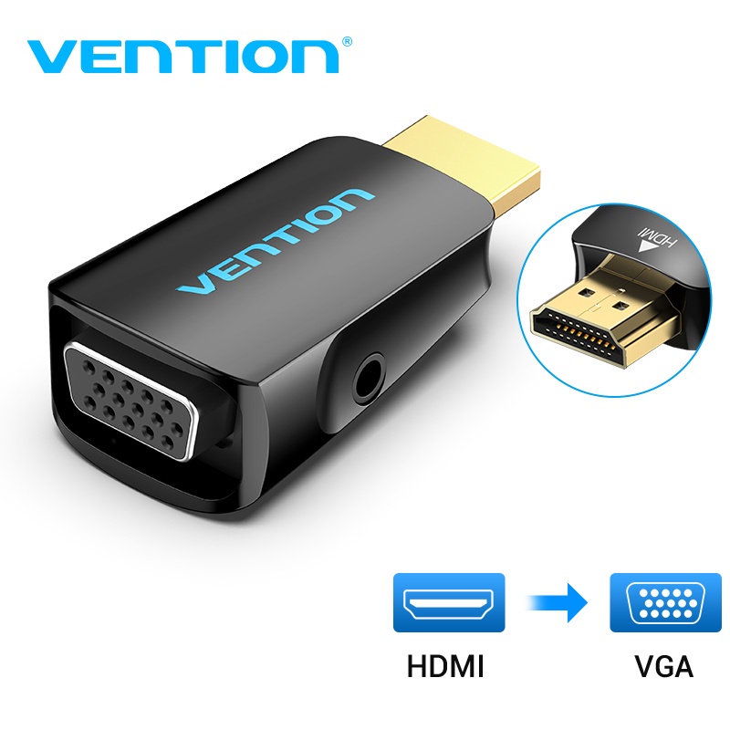 đầu chuyển HDMI to VGA Vention AIDB chuyển đổi tín hiệu HDMI sang VGA