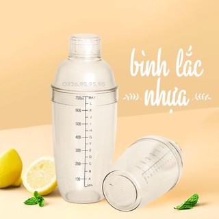 [Sỉ] Lọ Shaker nhựa nhám - Dụng cụ pha chế - Thiết bị máy móc pha chế