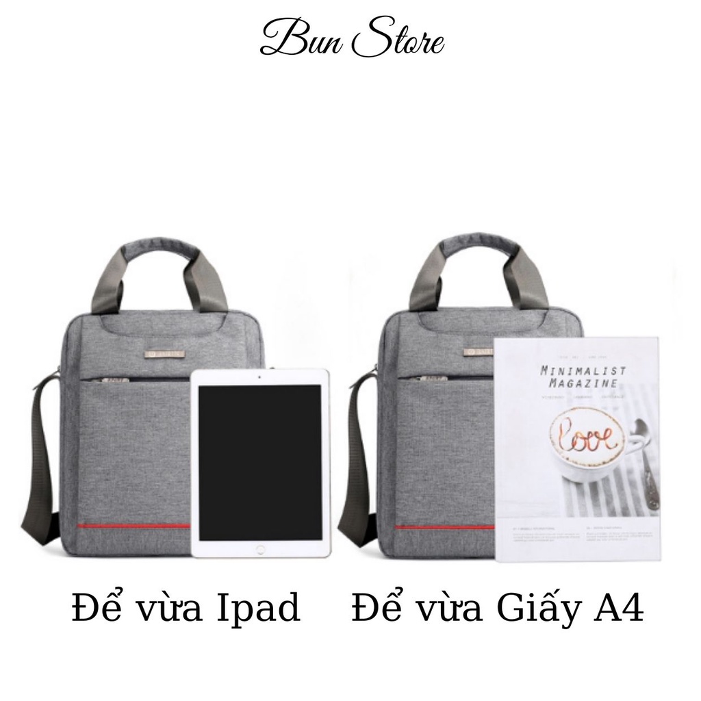 Túi xách nam công sở đựng ipad hồ sơ tài liệu a4 cặp xách đeo chéo nam đi học cặp sách tài liệu văn phòng