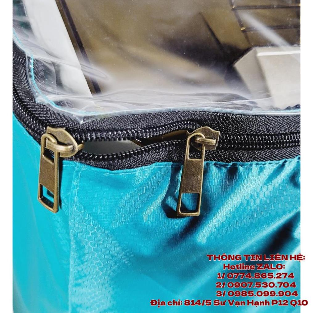 Áo trùm vệ sinh - Bạt Hứng Nước Túi Rửa Máy Lạnh Điều Hoà - Áo trùm Bảo Vệ Túi Bọc Máy Giặt Cao Cấp Vải Tổ Ong