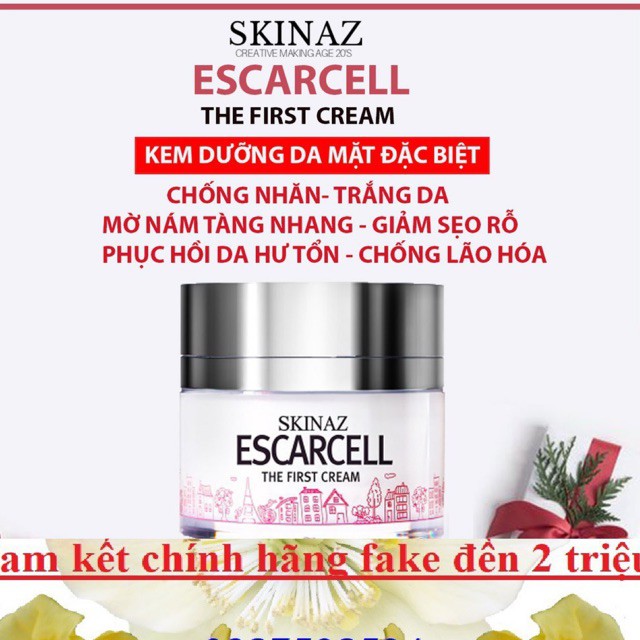Kem Ốc Sên Skinaz Escarcell The First Cream Hàn Quốc 50 ml