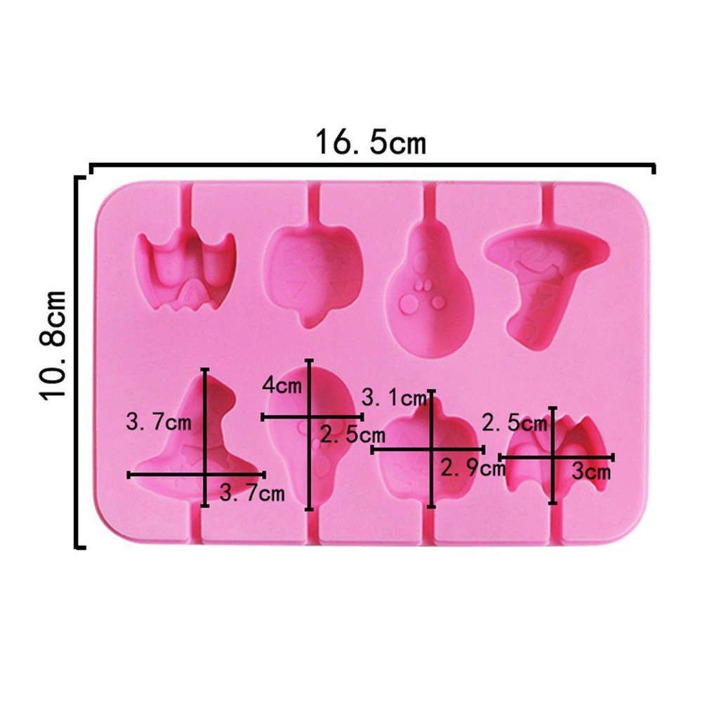 Khuôn Silicone Làm Bánh Kẹo Hình Quả Bí Ngô Độc Đáo DIY