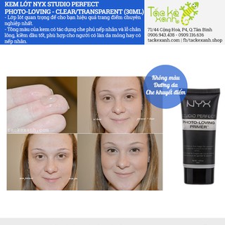 Kem Lót Da Khô NYX Photo-Loving - Clear SPP01 (30Ml)