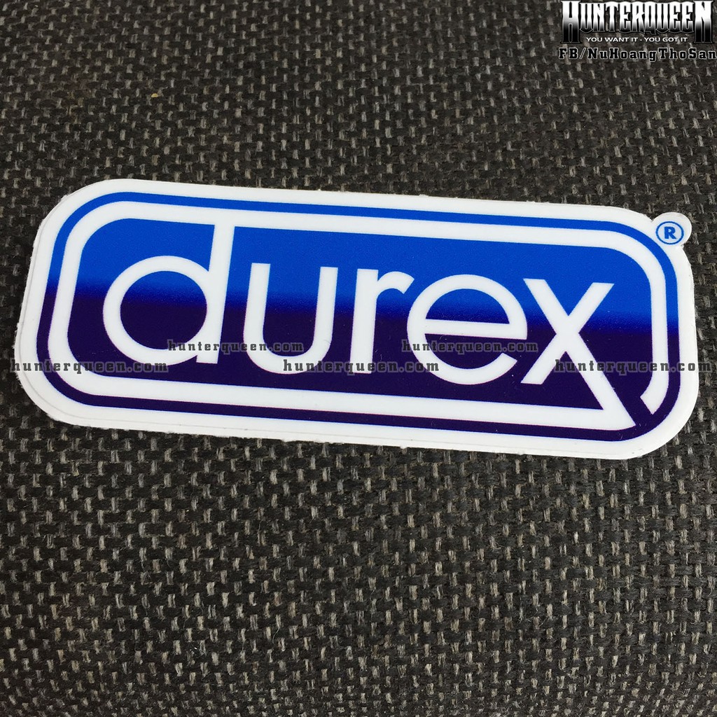 DU REX[9.6x3.9cm] decal cao cấp chống nước, sắc nét, bền màu, dính chặt. Hình dán logo trang trí mọi nơi