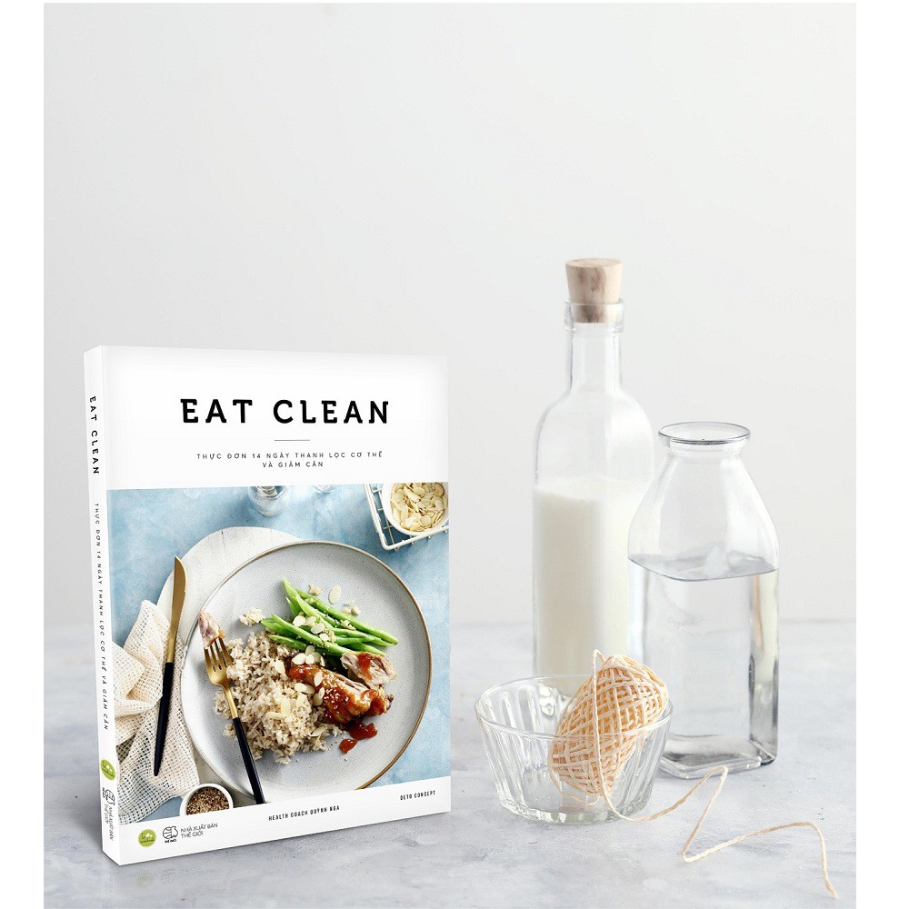 Sách AZ - Eat Clean - Thực Đơn 14 Ngày Thanh Lọc Cơ Thể Và Giảm Cân