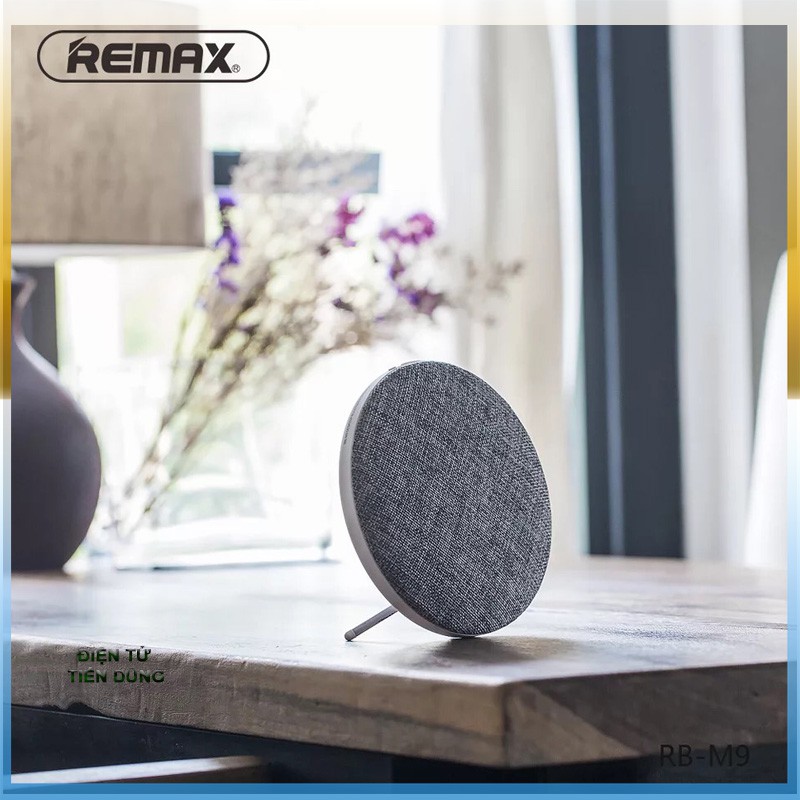 Loa Bluetooth Remax RB-M9 bọc vải âm chất công suất kép 3.5W