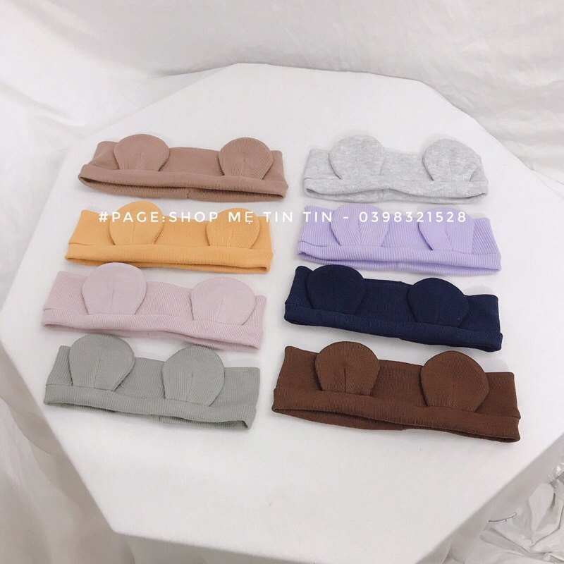 Turban ta gấu cho bé [6m-2y]