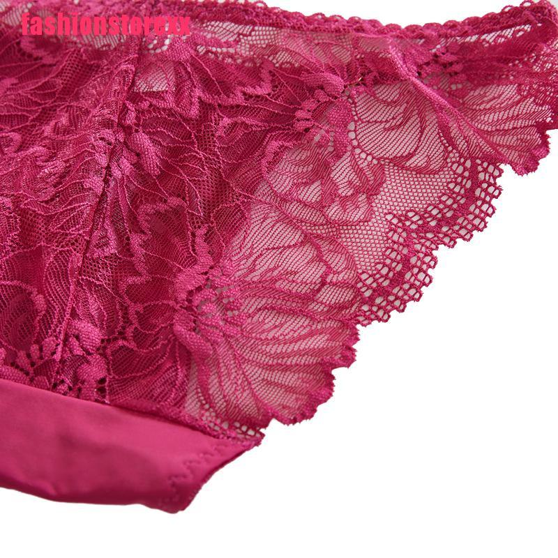 FA Sexy Transparent Panties Women Mesh Lace Solid Briefs Casual Seamless Underpanty | BigBuy360 - bigbuy360.vn