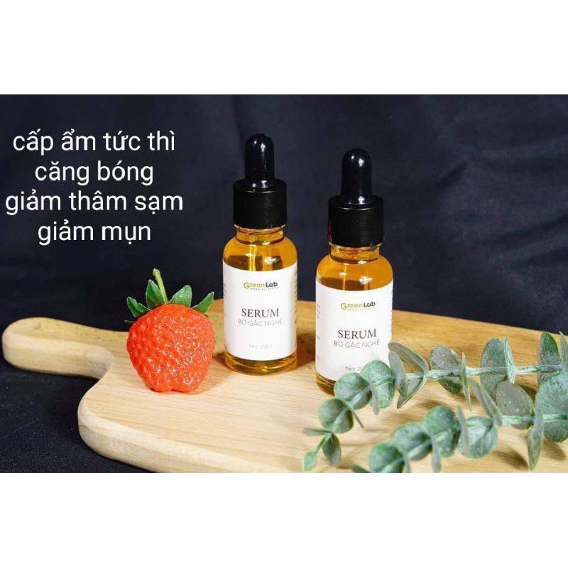 Serum bơ gấc nghệ ( cấp ẩm tức thì, căng bóng, mờ thâm nám, giảm mụn)( 20ml)