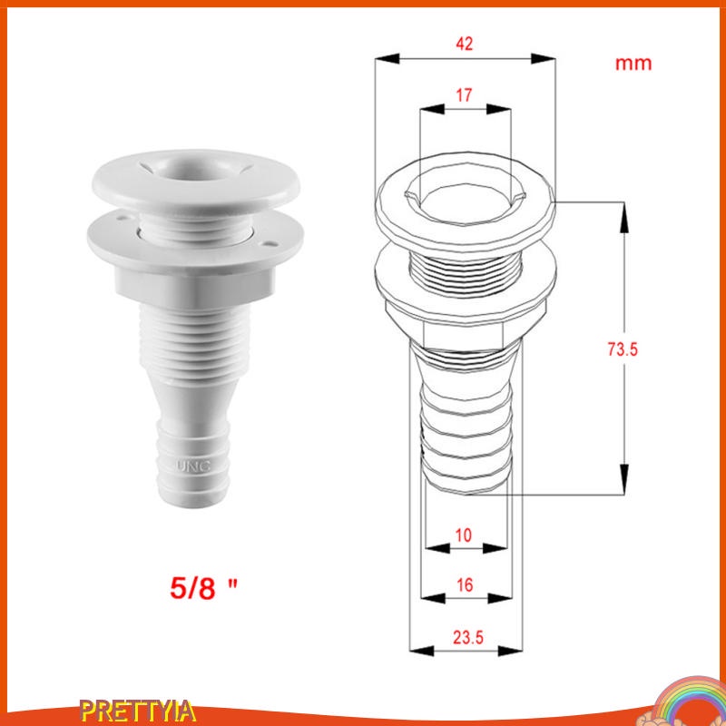 Set 2 đầu nối ống bơm 5/8" & 3/4" cho tàu thuyền | BigBuy360 - bigbuy360.vn