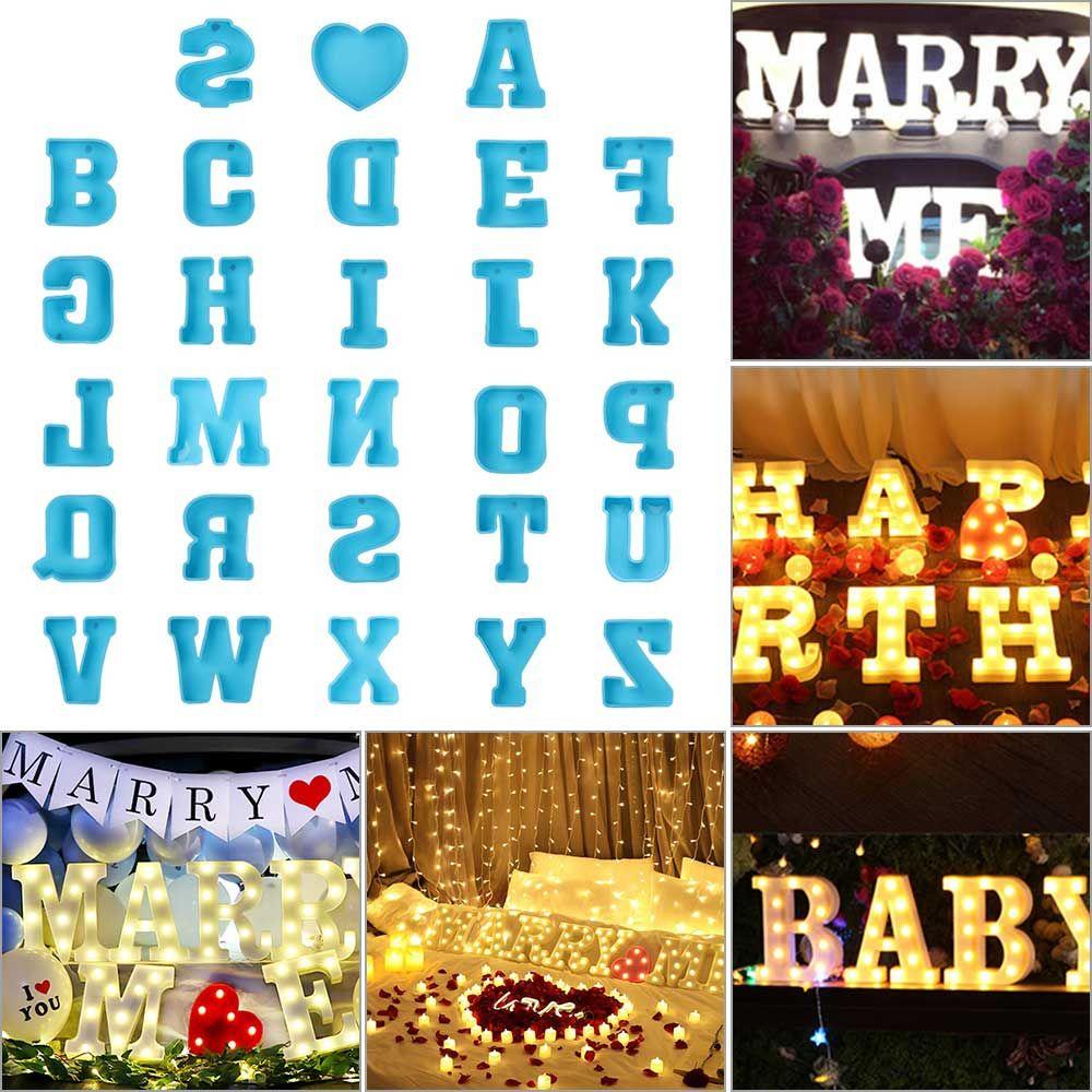 JANE Khuôn Silicone Làm Bánh Hình Chữ Happy Birthday