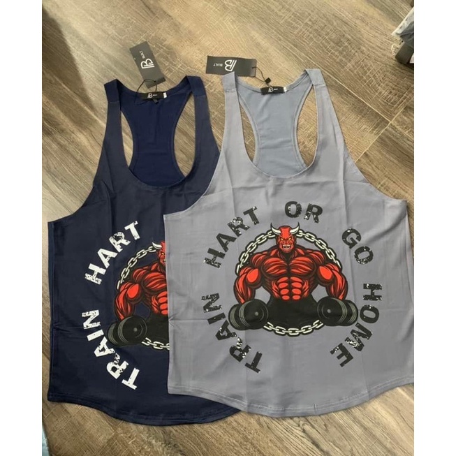 [Ảnh thật]  [Rẻ vô địch] Áo ba lỗ gym ( hình quỷ ) siêu co dãn không bao xù cho kiêm tra hàng trước khi thanh toán