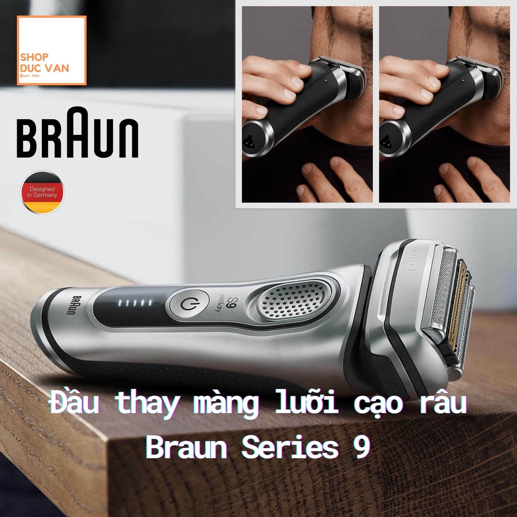 Đầu Thay Màng Lưỡi Máy Cạo Râu Braun Series 9 9250cc 9290cc 9260s 9240s 9385cc 9380cc 9390cc 9395cc