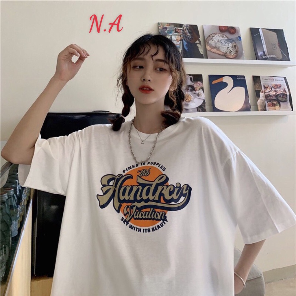 Áo thun nam nữ Handrciy  form rộng chất cotton su phù hợp cả nam nữ