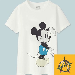 Áo thun nữ in hình chuột Mickey