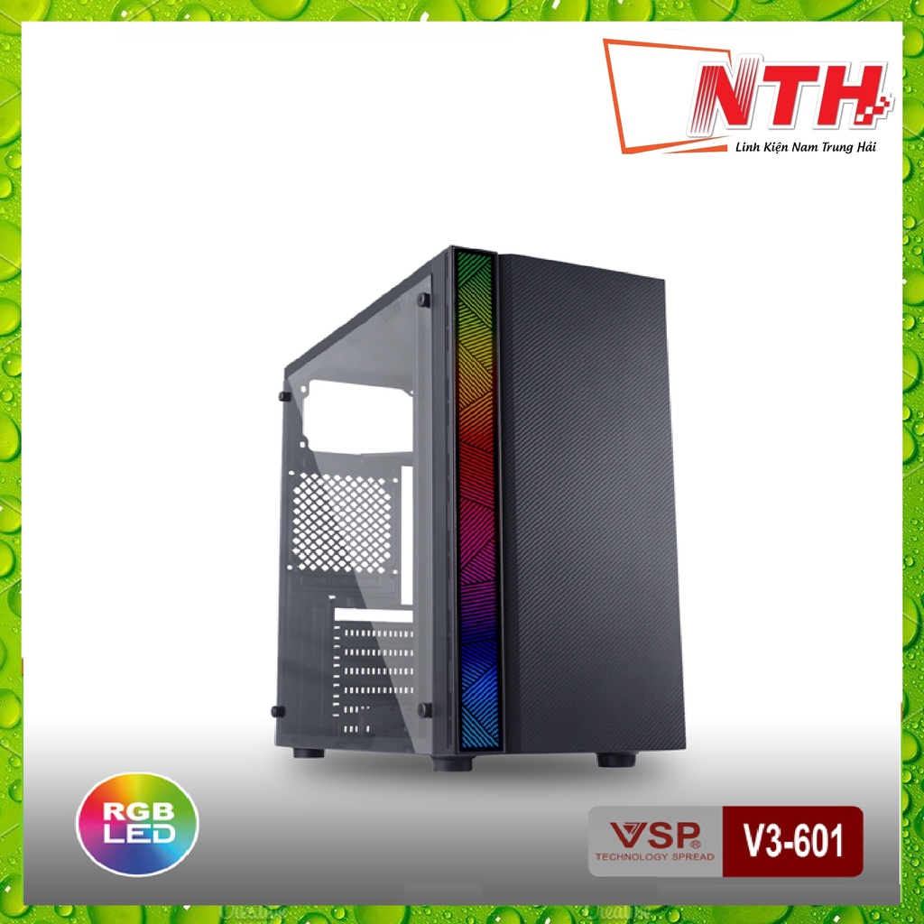 Vỏ Case Máy Tính VSP V3-601B Đen