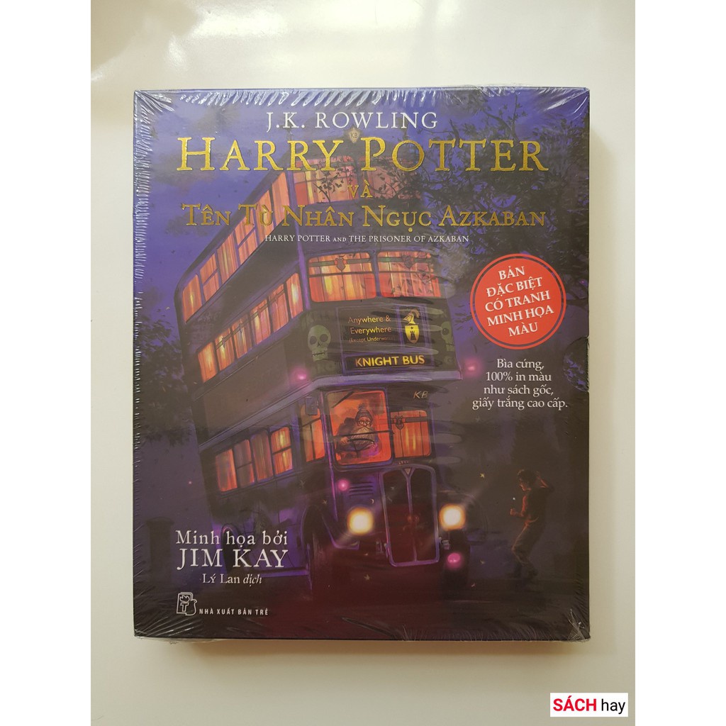 Sách-Harry Potter Và Tên Tù Nhân Ngục Azkaban (Bản màu tập 3) - NXB Trẻ