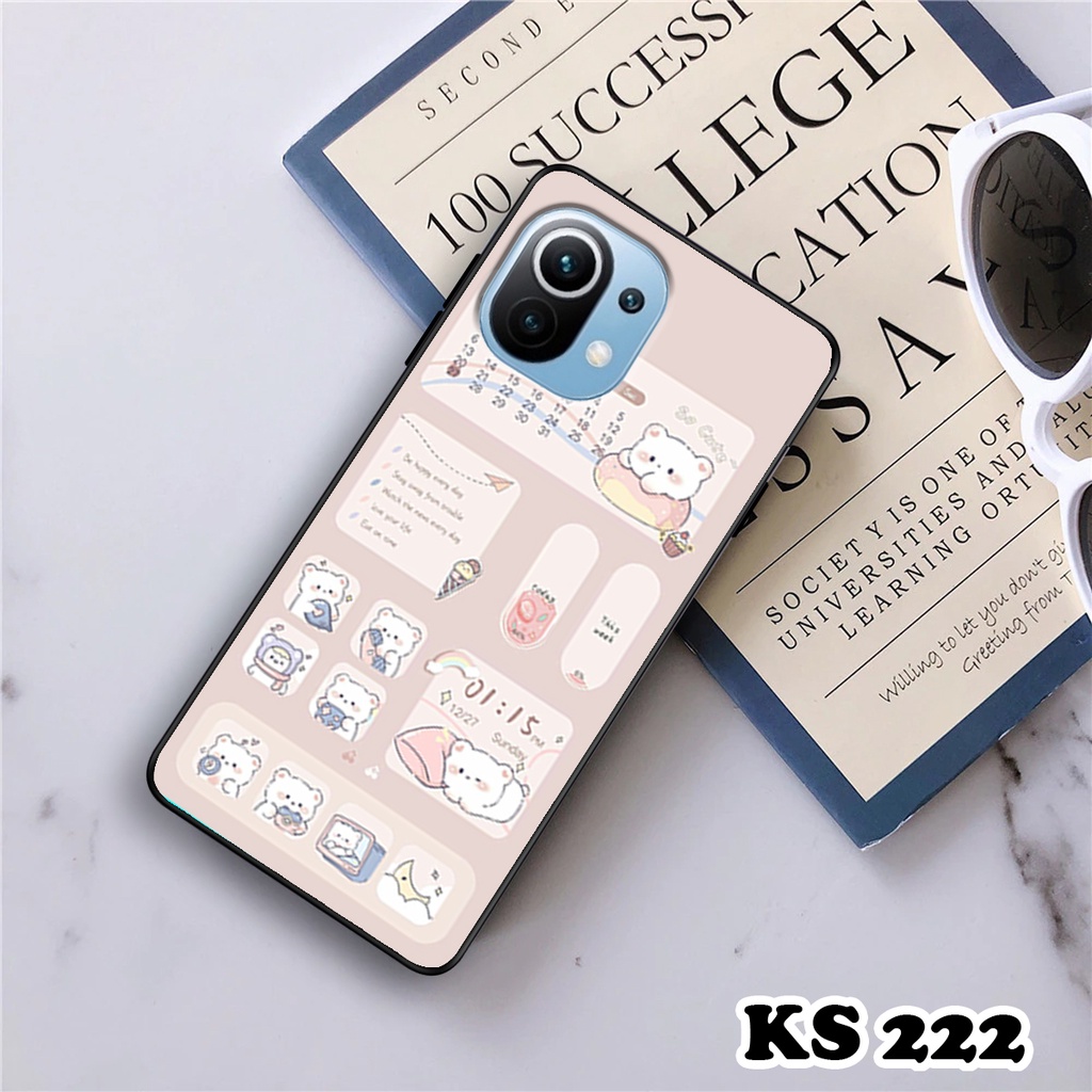 Ốp lưng Xiaomi Mi 11 Lite - Mi 11 Lite 5G - Mi 11 Lite 5G NE - Ốp in hình thỏ con dễ thương - Lưng nhám Viền TPU